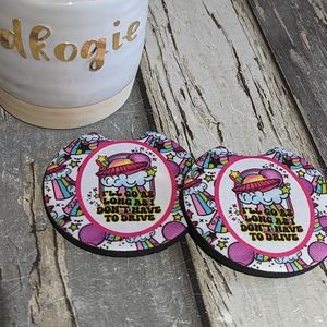 2 For $5 Item: UFO Car Coaster Set NEW!